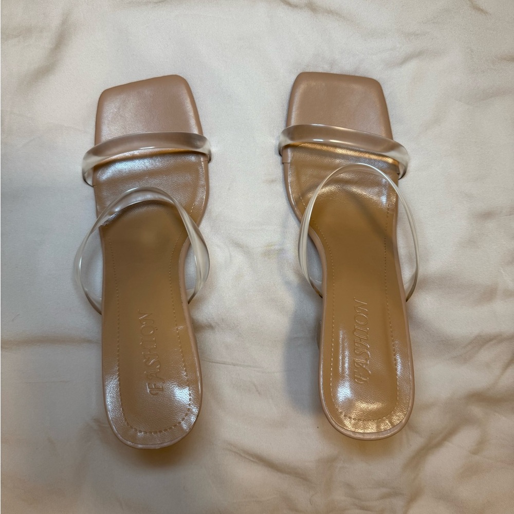 Clear heels NEW